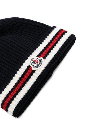 blue wool beanie MONCLER KIDS | 3B00013M1131P70